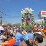 Rodeado de fervor y devoción Santo Domingo de Abajo retorna a su iglesia en San Andrés de la Palanca