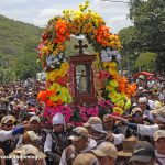 Santo Domingo de Abajo celebra 95 años de tradición con su visita a la capital