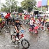 Más de 60 ciclistas compiten en la tercera etapa de los Juegos Juveniles