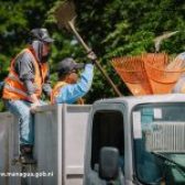 Comuna capitalina transforma botadero ilegal en zona verde