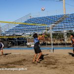 Voleibol Playa en celebración al Día del Amor y la Amistad en las Canchas del Paseo Xolotlán