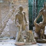 Se rehabilitan monumentos que estarán en el Paseo Edith Gron