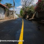 Calles recién renovadas cumplen el anhelo de los habitantes de la comarca Nejapa en el Distrito III