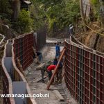 Avanza tercera etapa de revestimiento del cauce en Villa Libertad en el Distrito VII